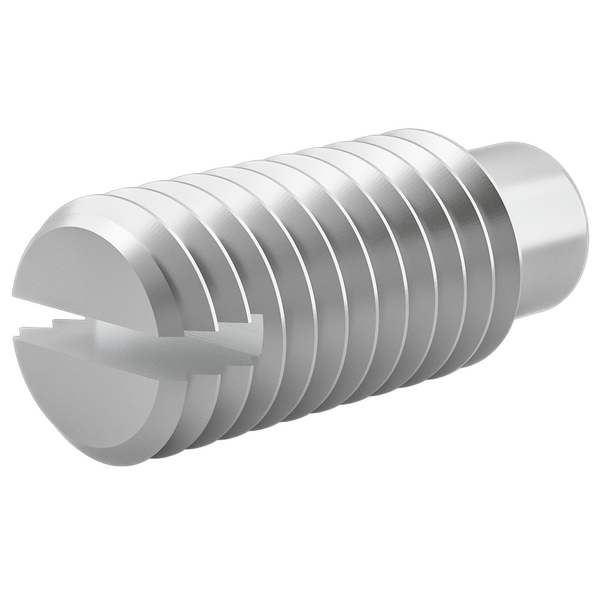 Gewindestifte mit Schlitz und Zapfen DIN 417 - M10